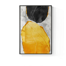 Load image into Gallery viewer, Abstract Strange Thing Yellow And Black Canvas Art Fashion Poster Print Painting On The Wall For Living Room Cuadros Decoracion