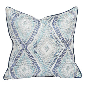 Cushion Cover Decorative Pillow Case Nordic Geometric the Shape of Diamond Jacquard Blue Orange Coussin Sofa Decor