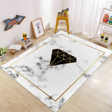 Load image into Gallery viewer, Nordic Geometric Marble Carpets Living Room Large Rugs Sofa Coffee Table Mat Bedroom Yoga Pad Rectangular Bedside Carpet Blanket