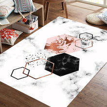 Load image into Gallery viewer, Nordic Geometric Marble Carpets Living Room Large Rugs Sofa Coffee Table Mat Bedroom Yoga Pad Rectangular Bedside Carpet Blanket