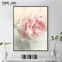 Load image into Gallery viewer, Nordic Style Pink Peony Canvas Painting Poster Modern Decor Wall Art Picture For Living Room Bedroom Dinning Room Aisle Entrance