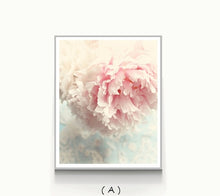 Load image into Gallery viewer, Nordic Style Pink Peony Canvas Painting Poster Modern Decor Wall Art Picture For Living Room Bedroom Dinning Room Aisle Entrance