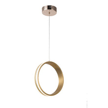Load image into Gallery viewer, Gold Lustre Led Crystal Chandelier Lights circle rings Ceiling Chandeliers Light Lamparas Modern Hang lamp Luminaire Lampen