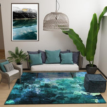 Load image into Gallery viewer, Nordic Abstract Living Room Carpet Home Bedroom Carpet Sofa Coffee Table Rug Art Study Room Floor Mat Crystal Velvet Rugs