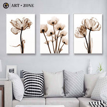 Load image into Gallery viewer, Lotus Flower Canvas Painting Chinese Ink Ink Painting Wall Art Print Poster Living Room Home Decor Flower Plant Poster