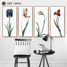 Load image into Gallery viewer, ART ZONE Flower Canvas Painting Modern Minimalist Art Print Poster Still Life Painting Living Room Home Decor Canvas Painting