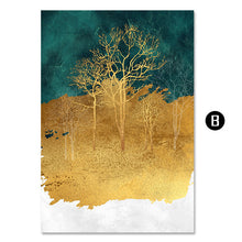 Load image into Gallery viewer, Trees Landscape Abstract Canvas Painting Modern Wall Art Poster Living Room Bedroom Home Decor Canvas Painting