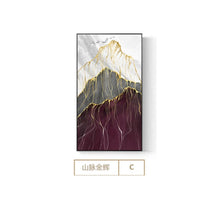 Load image into Gallery viewer, Chinese Style Moutain in Sunshine Canvas Painting Abstract Art Wall Picture For Living Room Modern Home Decor Poster n Print