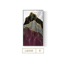 Load image into Gallery viewer, Chinese Style Moutain in Sunshine Canvas Painting Abstract Art Wall Picture For Living Room Modern Home Decor Poster n Print