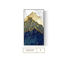 Load image into Gallery viewer, Chinese Style Moutain in Sunshine Canvas Painting Abstract Art Wall Picture For Living Room Modern Home Decor Poster n Print