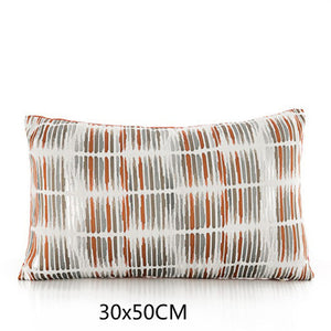 Cushion Cover Decorative Pillow Case Modern Simple Orange Crane Geometric Coussin Sofa Bedding Room Decoration