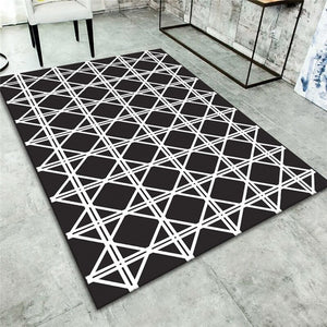 2019 New Nordic Style 3D Printed Carpet High Quality Polyester Bedroom Living Room Sofa Rug Table Yoga Mat Decorative Carpet Mat