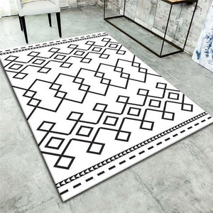 2019 New Nordic Style 3D Printed Carpet High Quality Polyester Bedroom Living Room Sofa Rug Table Yoga Mat Decorative Carpet Mat