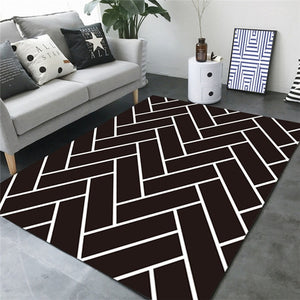 2019 New Nordic Style 3D Printed Carpet High Quality Polyester Bedroom Living Room Sofa Rug Table Yoga Mat Decorative Carpet Mat