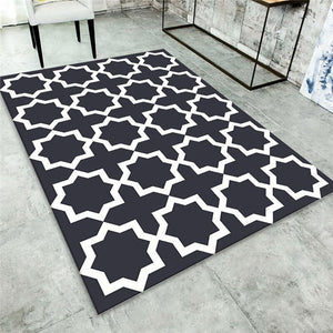 2019 New Nordic Style 3D Printed Carpet High Quality Polyester Bedroom Living Room Sofa Rug Table Yoga Mat Decorative Carpet Mat