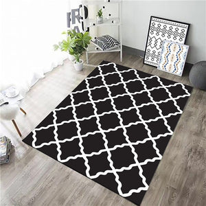 2019 New Nordic Style 3D Printed Carpet High Quality Polyester Bedroom Living Room Sofa Rug Table Yoga Mat Decorative Carpet Mat