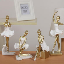 Load image into Gallery viewer, Ballerina statue, creative arts and crafts, figure statue, resin home furnishing articles