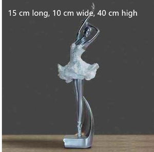 Ballerina statue, creative arts and crafts, figure statue, resin home furnishing articles