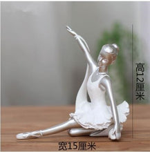 Load image into Gallery viewer, Ballerina statue, creative arts and crafts, figure statue, resin home furnishing articles