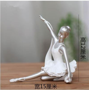 Ballerina statue, creative arts and crafts, figure statue, resin home furnishing articles