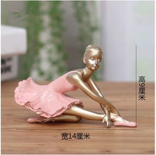 Load image into Gallery viewer, Ballerina statue, creative arts and crafts, figure statue, resin home furnishing articles