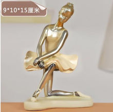 Load image into Gallery viewer, Ballerina statue, creative arts and crafts, figure statue, resin home furnishing articles