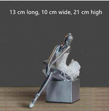 Load image into Gallery viewer, Ballerina statue, creative arts and crafts, figure statue, resin home furnishing articles