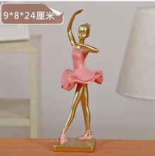 Load image into Gallery viewer, Ballerina statue, creative arts and crafts, figure statue, resin home furnishing articles