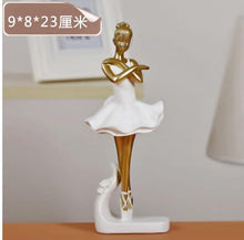 Load image into Gallery viewer, Ballerina statue, creative arts and crafts, figure statue, resin home furnishing articles