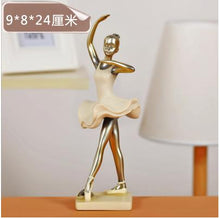 Load image into Gallery viewer, Ballerina statue, creative arts and crafts, figure statue, resin home furnishing articles