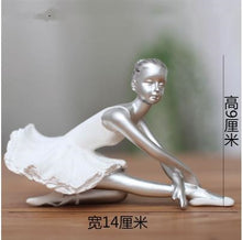 Load image into Gallery viewer, Ballerina statue, creative arts and crafts, figure statue, resin home furnishing articles