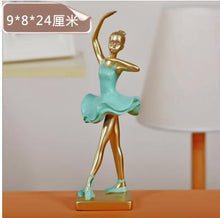 Load image into Gallery viewer, Ballerina statue, creative arts and crafts, figure statue, resin home furnishing articles