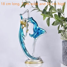 Load image into Gallery viewer, Ballerina statue, creative arts and crafts, figure statue, resin home furnishing articles