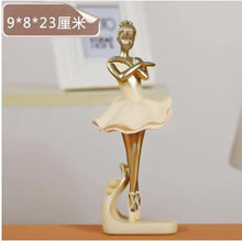 Load image into Gallery viewer, Ballerina statue, creative arts and crafts, figure statue, resin home furnishing articles