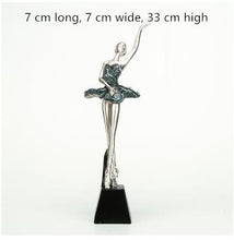 Load image into Gallery viewer, Ballerina statue, creative arts and crafts, figure statue, resin home furnishing articles