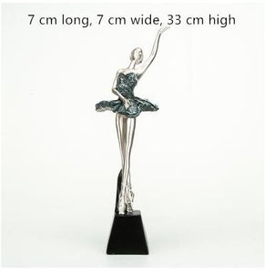 Ballerina statue, creative arts and crafts, figure statue, resin home furnishing articles