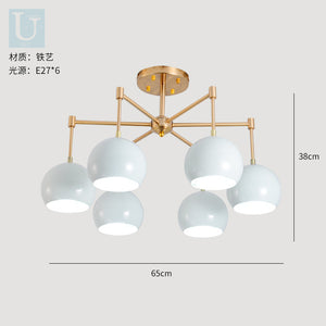 Postmodern Chandelier Lighting Living Room Minimalist Personality Restaurant Bedroom Lighting Home Deco Lustre Suspension Lamp