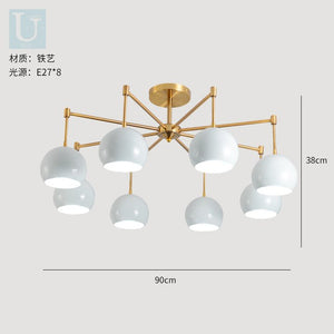 Postmodern Chandelier Lighting Living Room Minimalist Personality Restaurant Bedroom Lighting Home Deco Lustre Suspension Lamp
