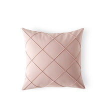 Load image into Gallery viewer, Cushion Cover Decorative Pillow Case Modern Soft Pink Gray Geometric Cross Fold Short Brush Coussin Sofa Decor