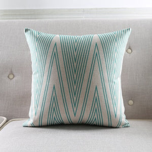 Cushion Cover Decorative Pillow Case Modern Fresh Nordic Geometric Lines Art Coussin Sofa Room Decoration