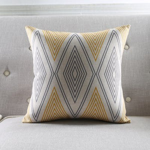 Cushion Cover Decorative Pillow Case Modern Fresh Nordic Geometric Lines Art Coussin Sofa Room Decoration