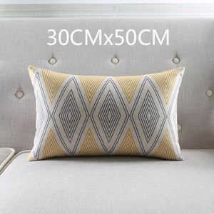 Cushion Cover Decorative Pillow Case Modern Fresh Nordic Geometric Lines Art Coussin Sofa Room Decoration