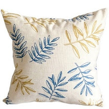 Load image into Gallery viewer, Cushion Cover Decorative Pillow Case Modern Nordic Plants Fresh Leaf Linen Cotton Blend Textile Sofa Bedding Deco