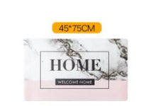 Load image into Gallery viewer, Fashion PU Leather Kitchen Floor Mats Oil-Proof Waterproof Long Strip non-slip Foot Mats Metal Wind Mat Home strip Carpet