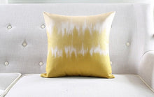 Load image into Gallery viewer, Abstract Grey Yellow Cushion Decorative Throw Pillow Cover Geometric Pillow Linen Cotton Cushions Decorative Throw Pillows