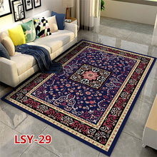 Load image into Gallery viewer, Modern Nordic Style Metal Golden Carpet Black Geometric Living room Bedroom decor Rug and Carpets Parlor Tapete Metal Wind Mats