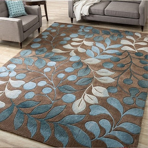 Abstract Living Room Carpets Gold leaf Hallway Bedroom Decorative Kids Play Carpet Anti-slip Area Rug Floor Children Room Mats