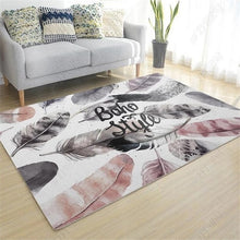 Load image into Gallery viewer, Abstract Living Room Carpets Gold leaf Hallway Bedroom Decorative Kids Play Carpet Anti-slip Area Rug Floor Children Room Mats