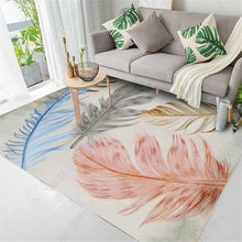 Load image into Gallery viewer, Abstract Living Room Carpets Gold leaf Hallway Bedroom Decorative Kids Play Carpet Anti-slip Area Rug Floor Children Room Mats