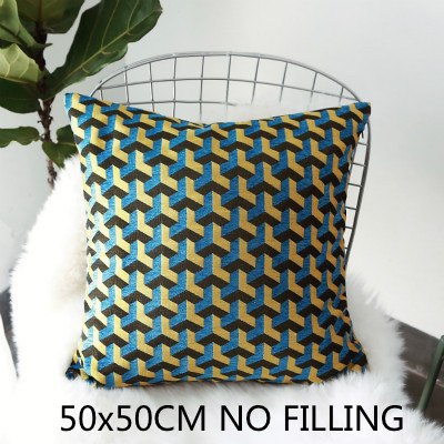 Cushion Cover Decorative Pillow Case Modern Art Fashion POP Abstract Solid Geometric Coussin Room Bedding Sofa Decor